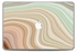 غطاء حماية رقيق بتصميم تموجات ملونة لجهاز ماك بوك برو 13 2015 متعدد الألوان