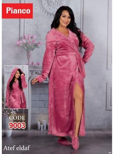 A Very Plush Winter Robe For Women, Two Pieces
