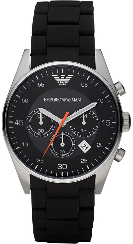 Emporio Armani Men's Stylish Watch PVD Chrono AR5858 (Black)