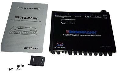 Boschmann Equalizer Eq 75 Pro 7 Band Parametric Equalizer