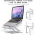 Laptop Stand, Ergonomic Aluminum Computer Stand for Desk, Adjustable Laptop Riser with Heat-Vent, Multi-Angle Holder Compatible with MacBook Air/Pro, Dell, HP, Lenovo, More 10-17" Laptops