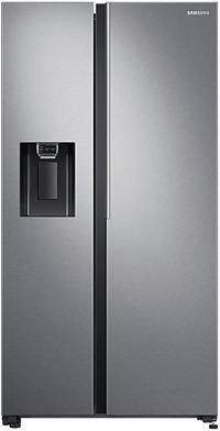 SAMSUNG RS64R5111M9 SIDE BY SIDE WITH NON PLUMBING DISPENSER REFRIGERATOR 23.0 CUFT / 617 LTR SILVER