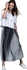 TrendyolMilla Black Polyester Pleated Skirt For Women