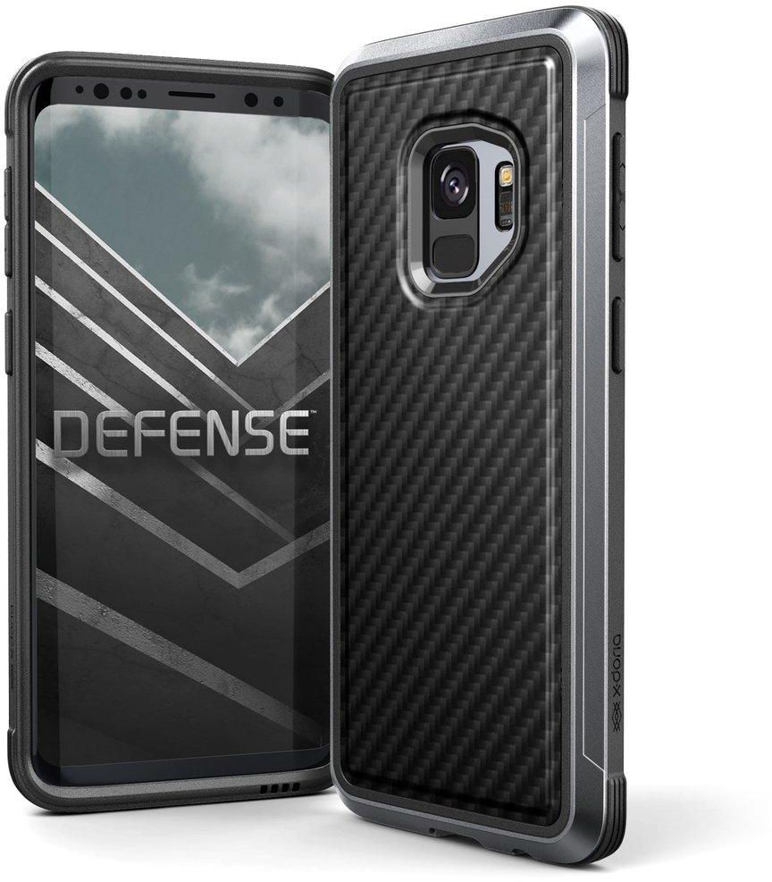 Original X-Doria Defense Lux Protective Case for Samsung S9 (Black Carbon)
