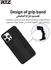 3-in-1 Magnetic Wrist Strap Hand Grip with Stand Case Cover For Apple iPhone 13 Pro Max Black