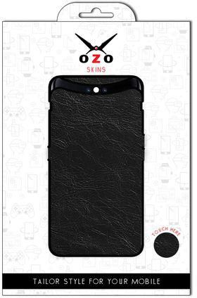 OZO Skins Luxury Skin Black Leather Plain (SL100BLP) For Samsung Galaxy Note 8