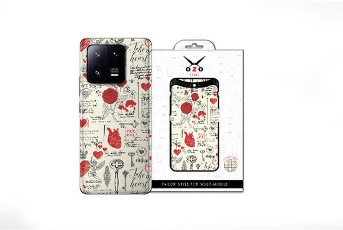 OZO Skins Ozo Ray skins Transparent Sweet Love Words (SV512SLW) (Not For Black Phone) For xiaomi 13 t pro