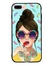 Moreau Laurent Stylish Girl Pattern Back Cover for iPhone 8 Plus- Multi Color