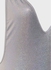 Shimmer Plunge Neck Swimsuit Silver