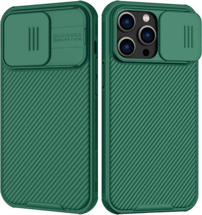 Nillikin Nillkin Protective Case with Camera Cover for iPhone 14 Pro Max - Green