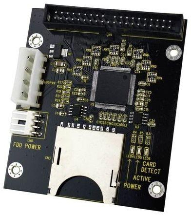 Generic Sd/ Sdhc/ Mmc To 3.5 Inch 40 Pin Male Ide Adapter Card(black)