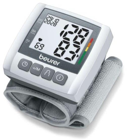 Get Beurer Bc30 Blood Pressure Monitor, 3 Measurements, Large Screen - Gray White with best offers | Raneen.com