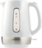 Kenwood Kettle 1.7L Cordless Electric Kettle 2200W With Auto Shut-Off &amp; Removable Mesh Filter ZJP01.A0WH, White/Silver