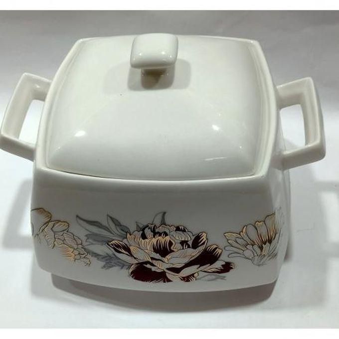 Porcelain Oven Pot With Lid