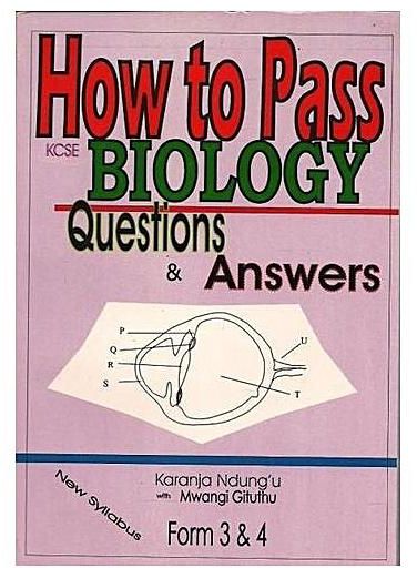 Biology form 4 answers