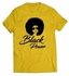 Fashion Branded T-shirt Black power