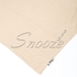 Snooze Flat Jakared Microfiber Bed Sheet - Beige (flowery Design) 180*240 Cm + Free Pillowcase