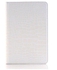 Crocodile Grain Flip Cover For Apple iPad Mini 2/3/4 7.9-Inch White