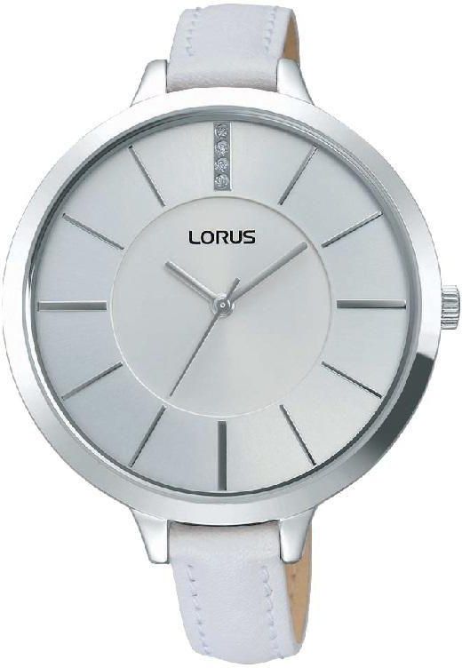 Lorus Women's Leather Quartz Analog Watch - White