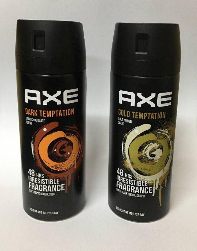 Axe Gold Temptation Deodorant - 150 Ml + Dark Temptation 150 ml