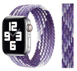 Braided Solo Band For Apple Watch Series 6/SE/5/4/3/2/1 Hyper Grape