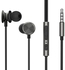 JOYROOM JR-EW03 Wired Series In-Ear Metal Wired Earbuds - Dark Gray