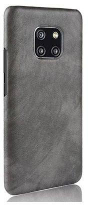 Leather Protective Case Cover For Huawei Mate 20 Pro Grey