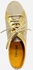Tata Tio Bi-Tone Sneakers - Beige & Gold