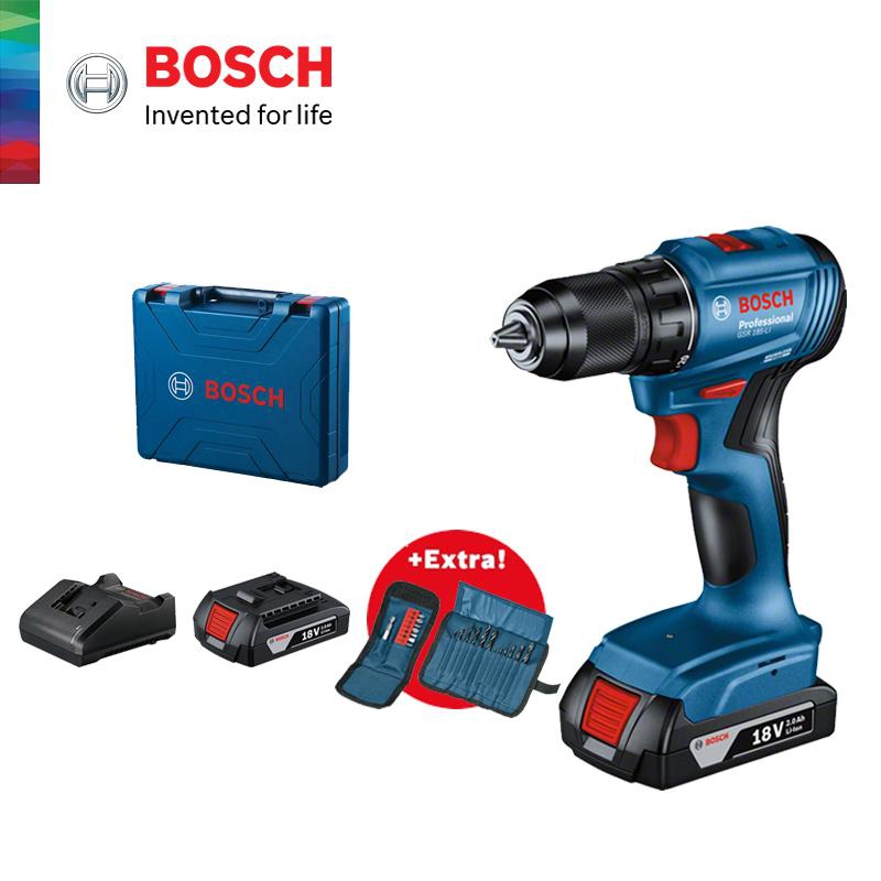 Bosch GSR 185-LI Brushless Cordless Drill Driver 2 Battery 06019K30L2