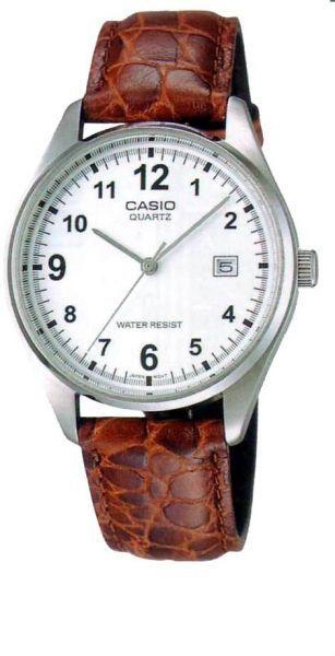 Casio Men's Leather Strap Fashion Watch [MTP-1175E-7BDF]