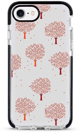 Protective Case Cover For Apple iPhone 7 Orange Fall Full Print