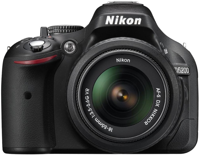 Nikon D5200 24.1MP Digital SLR Camera with 18-55mm VR DX Lens Black