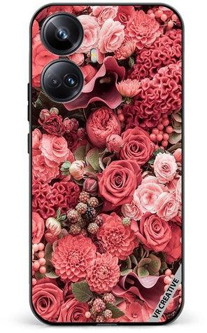 Protective Case Cover For Realme 10 Pro Plus Rose Design Multicolour