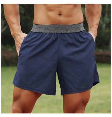 Men Sports Elastic Gym Shorts