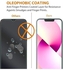 1- واقي شاشة من الزجاج المقوى لهاتف iPhone 14 Plus/13 Pro Max شفاف شفاف