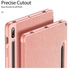 Designed for Samsung Galaxy Tab S8/S7 Case, Premium Shock Proof Stand Folio Case,Multi- Viewing Angles, Soft TPU Back Cover with Pencil Holder,Auto Sleep/Wake (Tab S7/S8, Pink)