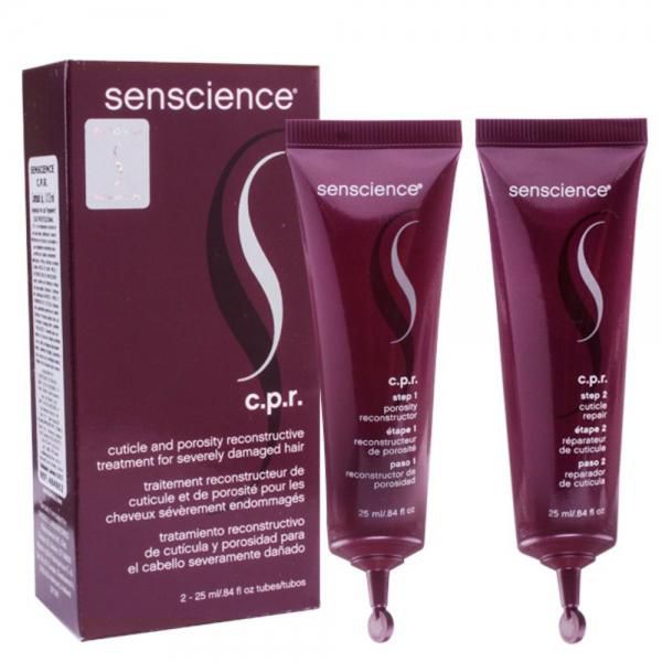 Senscience CPR Cuticle Porosity Reconstructor 2 X 25ml tube hair ampoule