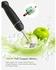 3 in 1 Hand Blender, 500W 6-Speed Immersion Stick Blender with Turbo Button, with Stainless Steel Whisk and Chopper, black