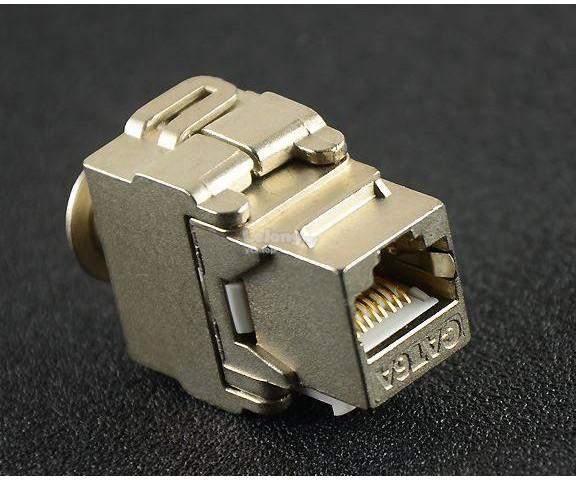 Switch2com Cat6A Fully Shielded Toolless Zinc Alloy Keystone Jack