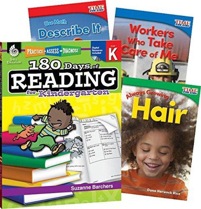 Learn-at-Home: Reading Bundle Grade K: 4-Book Set ,Ed. :1 ,Vol. :4