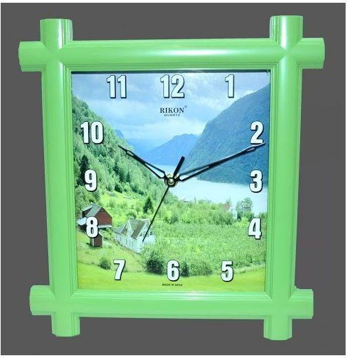 Rikon Quartz Wall Clock 8951 green
