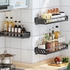 50CM Stainless Steel Kitchen Wall Mounted Condiment Flavoring Rack