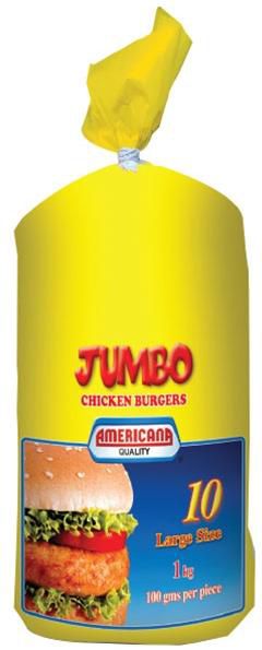 Americana Chicken Jumbo Burger - 1 kg