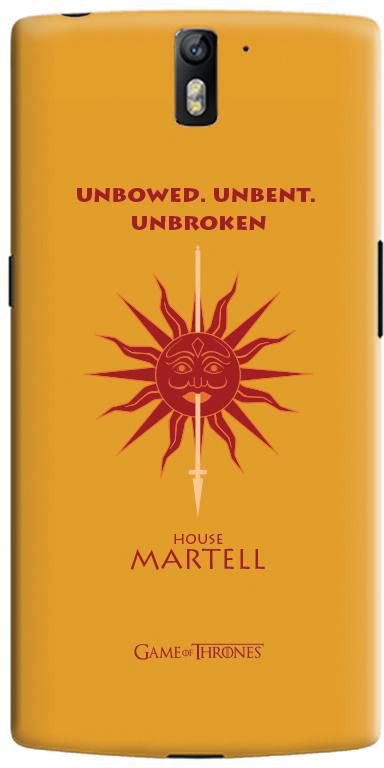 Stylizedd OnePlus One Slim Snap Case Cover Matte Finish - GOT House Martell