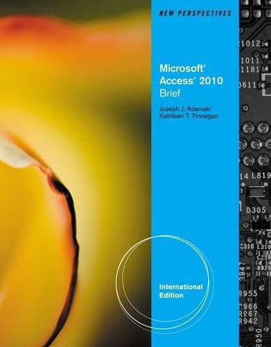 New Perspectives On Microsoft Office Access 2010 Pb.			 By Adamski, J.J.