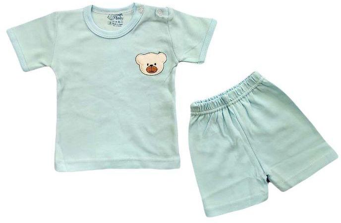 Baby Cotton Short Set - Half Sleeves - 170 - T