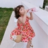 Babywearoutlet Baby Girl's 1-5T Cotton Floral And Polka Dot Dress Puff Sleeve Dress Toddler Girl's Skirt (D, 13#（3-4T）)