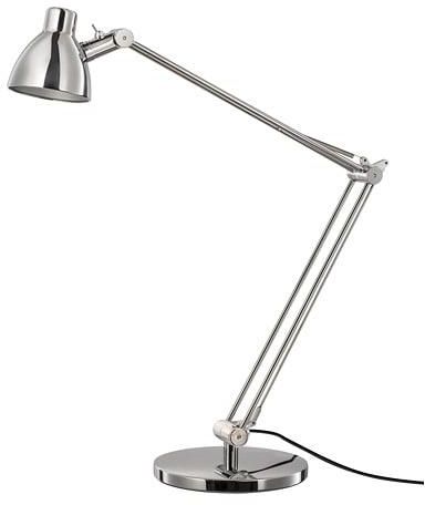 ANTIFONI Work lamp, nickel-plated