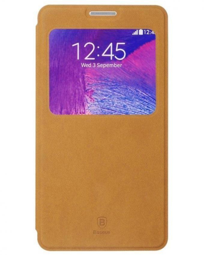 Baseus Samsung Galaxy Note 4 Leather Flip Cover