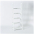 Louis 5-Tier Bookcase White 180 x 64 x 39cm